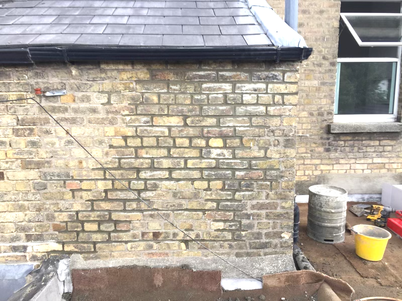 masonry stitching to repair cracks in brick wall Dublin Ireland