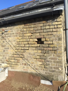 masonry brick wall stitching repairs dublin